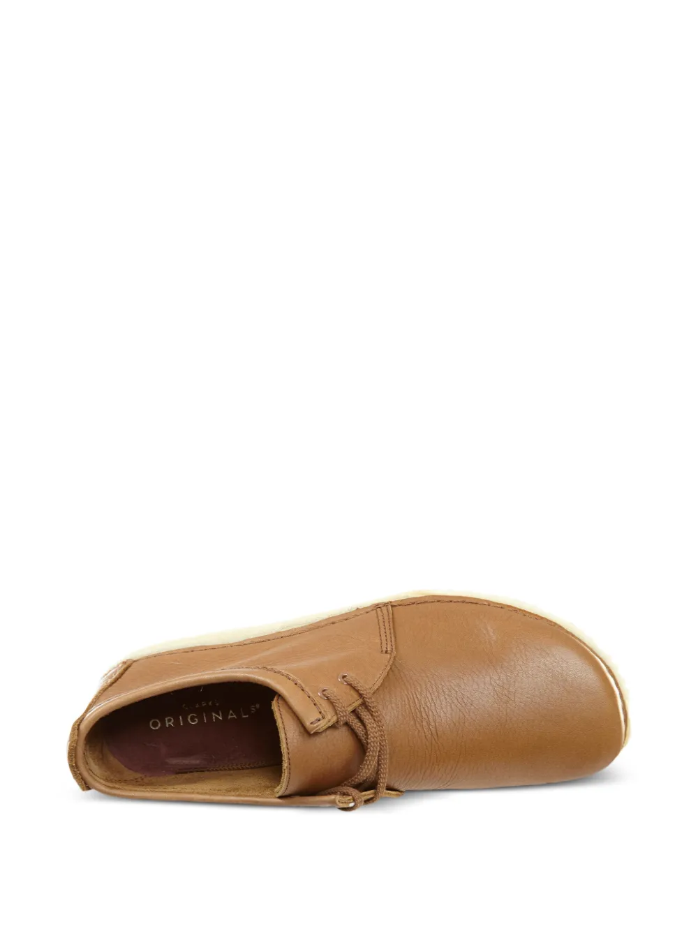 Clarks Originals Ashton leren loafers Bruin