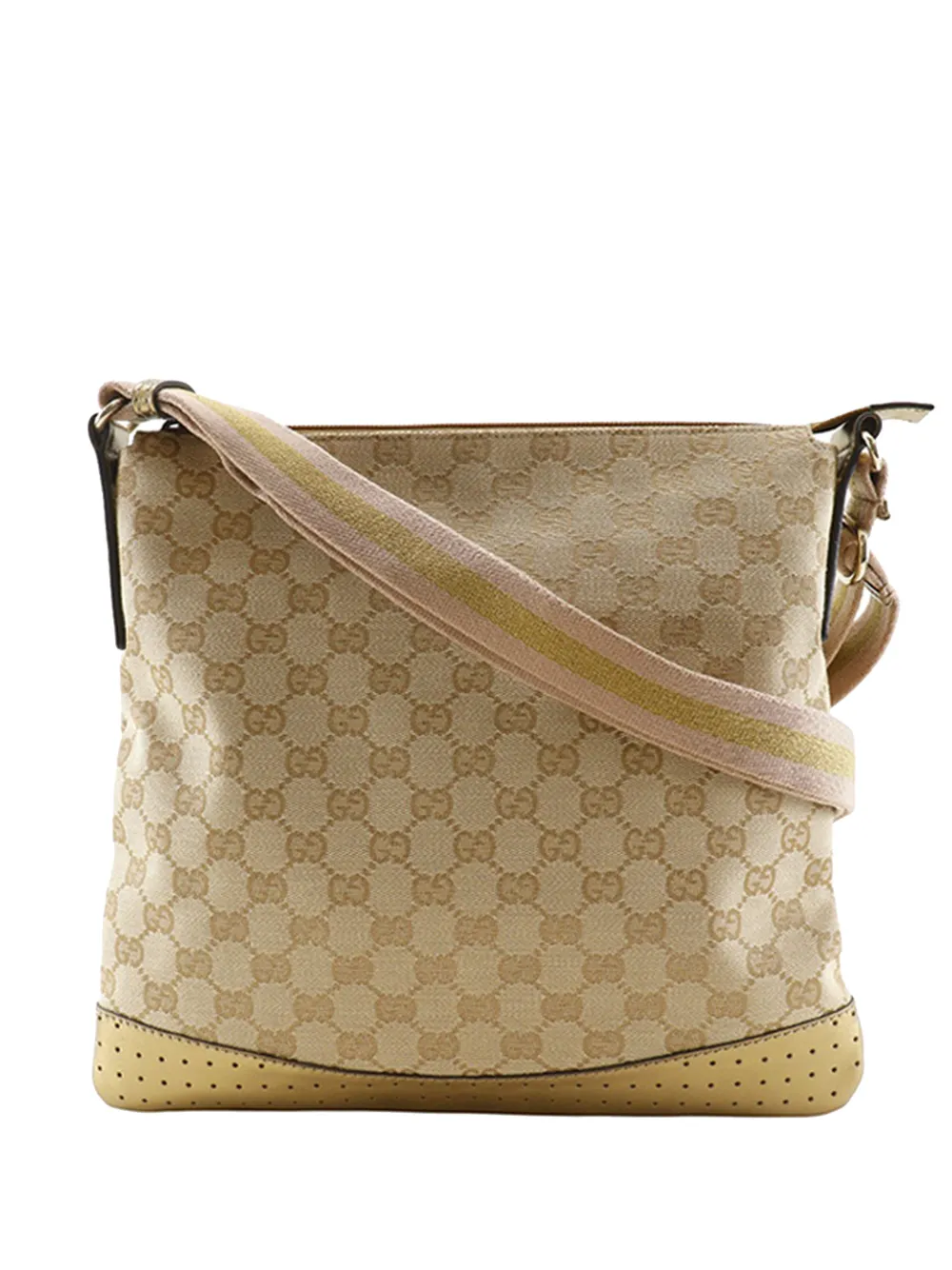 Gucci Pre-Owned 2000-2015 GG Canvas Web crossbody bag - Marrone