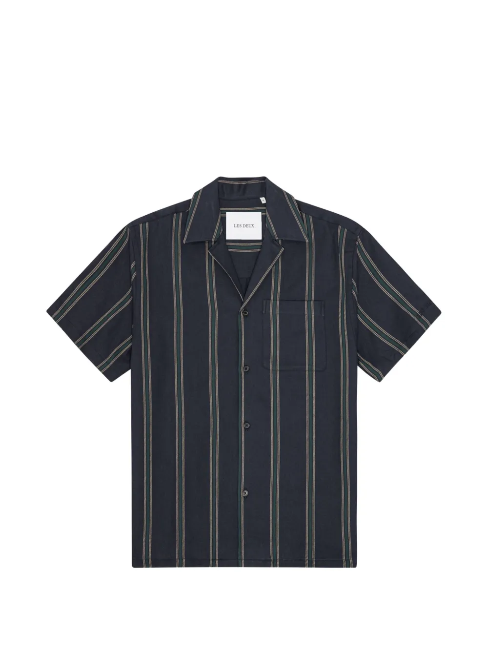 Les Deux Lawson striped-pattern shirt - Blu