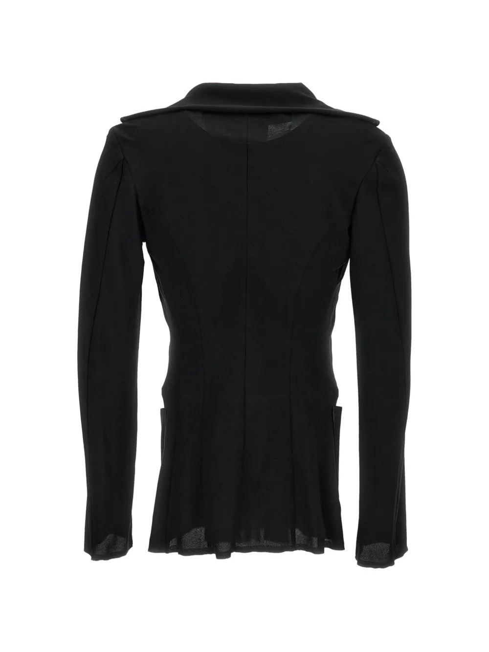 Junya Watanabe Blouse met ruches Zwart