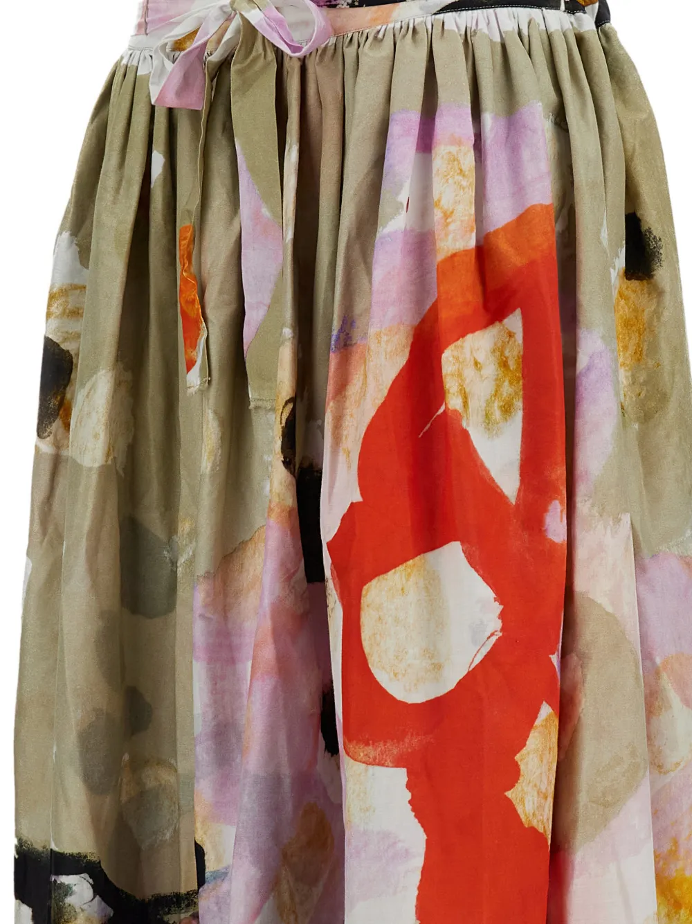  Daniela Gregis Floral-print Midi Skirt - Neutrals 