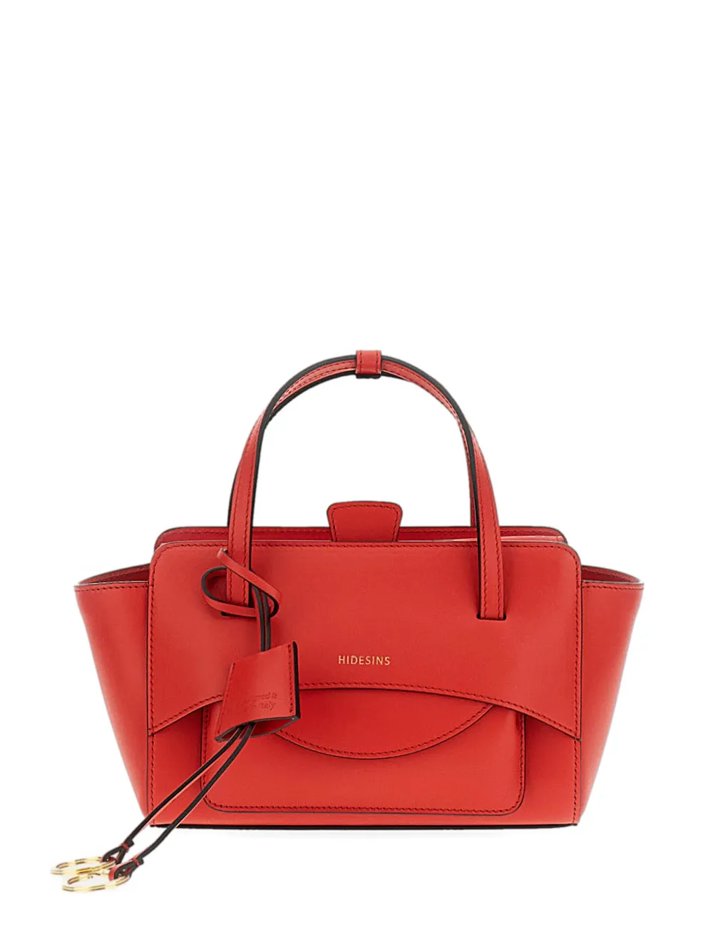 HIDESINS small Flap tote bag - Rosso