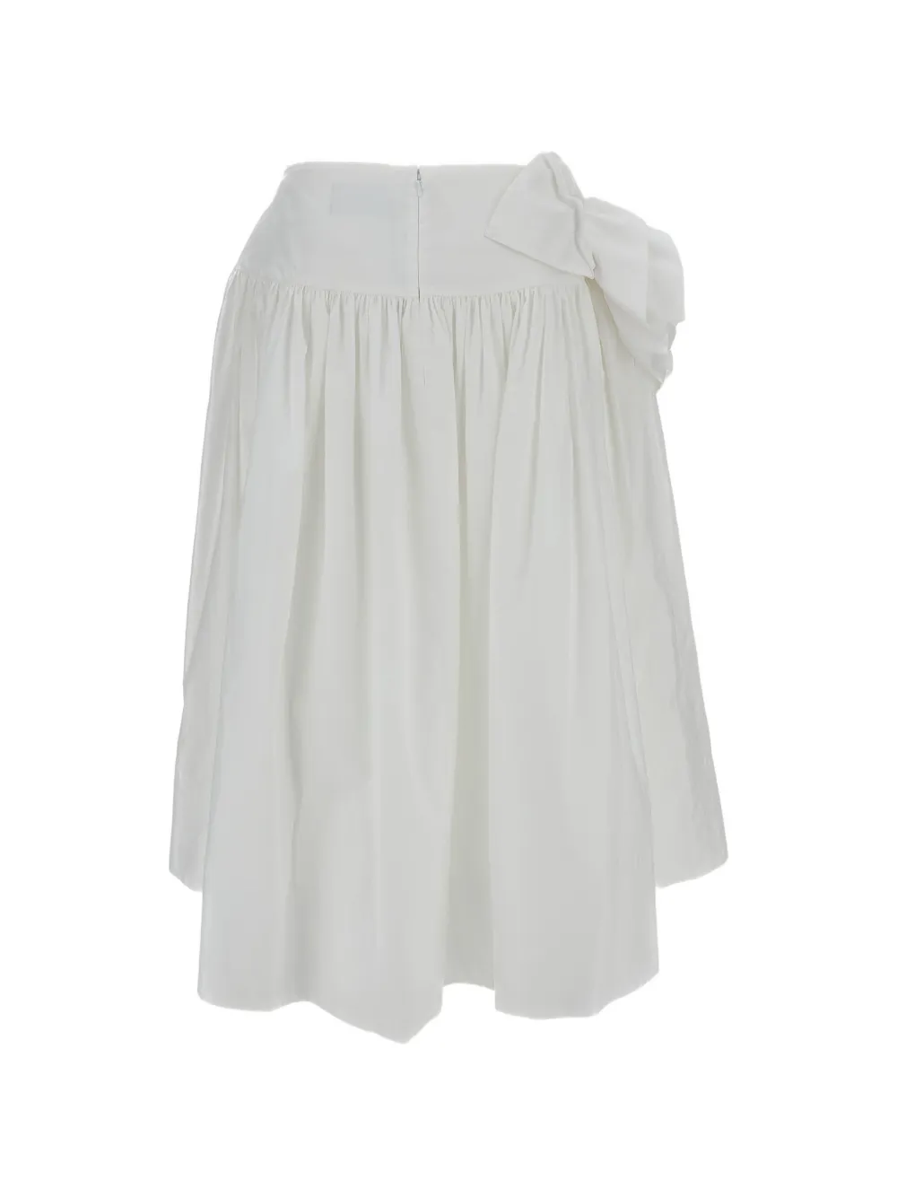  Simone Rocha Floral-motif Midi Skirt - White 