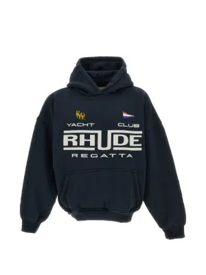 RHUDE Petrol Hoodie | Black | FARFETCH CA