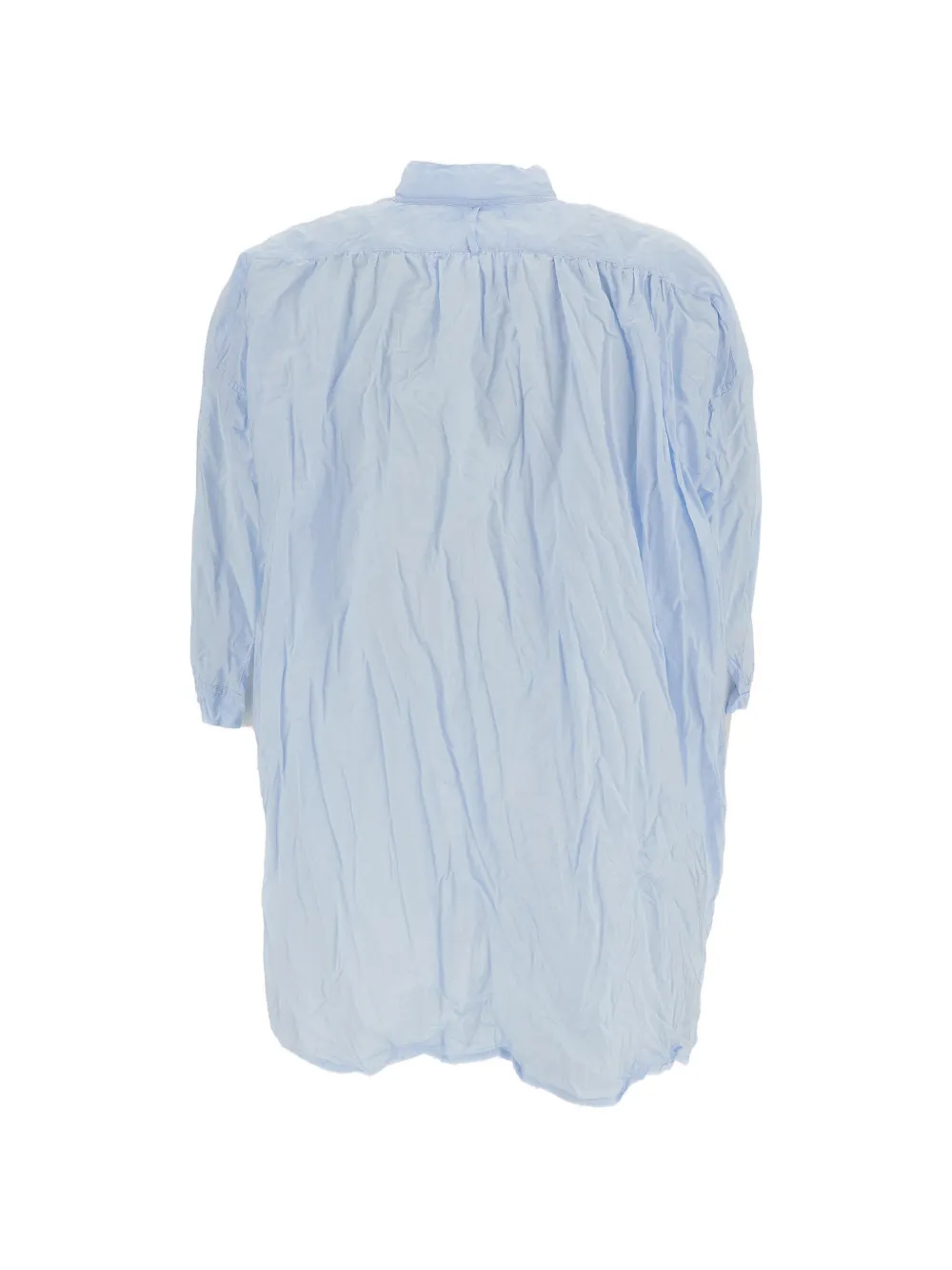  Daniela Gregis Kora Crinkled-cotton Shirt - Blue 