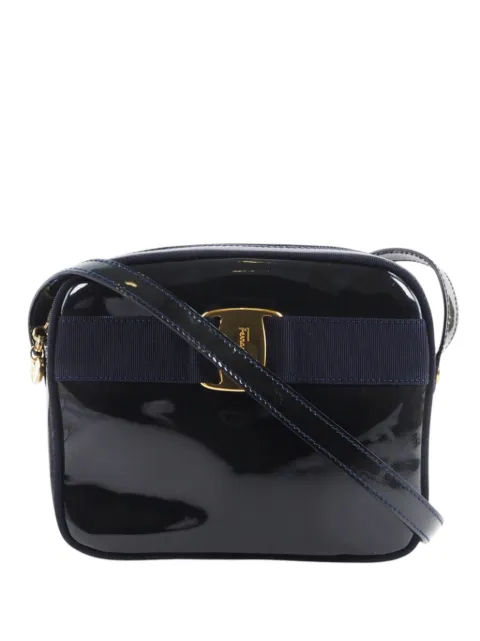 Ferragamo Pre-Owned 2010-2026 Patent Vara crossbody bag