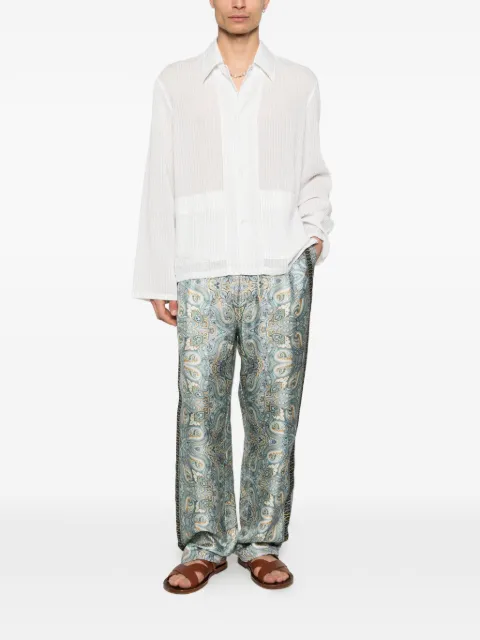ETRO paisley-print trousers