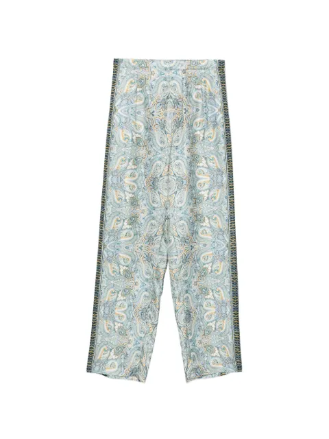 ETRO pantalones con estampado de cachemira