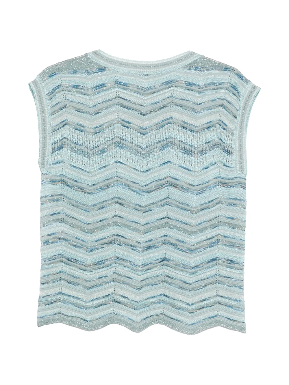 Sleeveless Zig-Zag Top