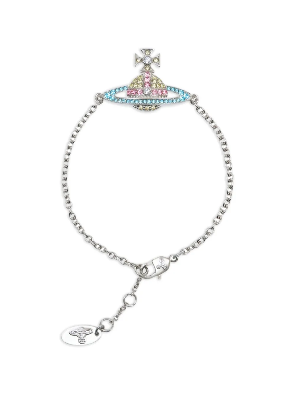 Vivienne Westwood Kika charm bracelet - Argento