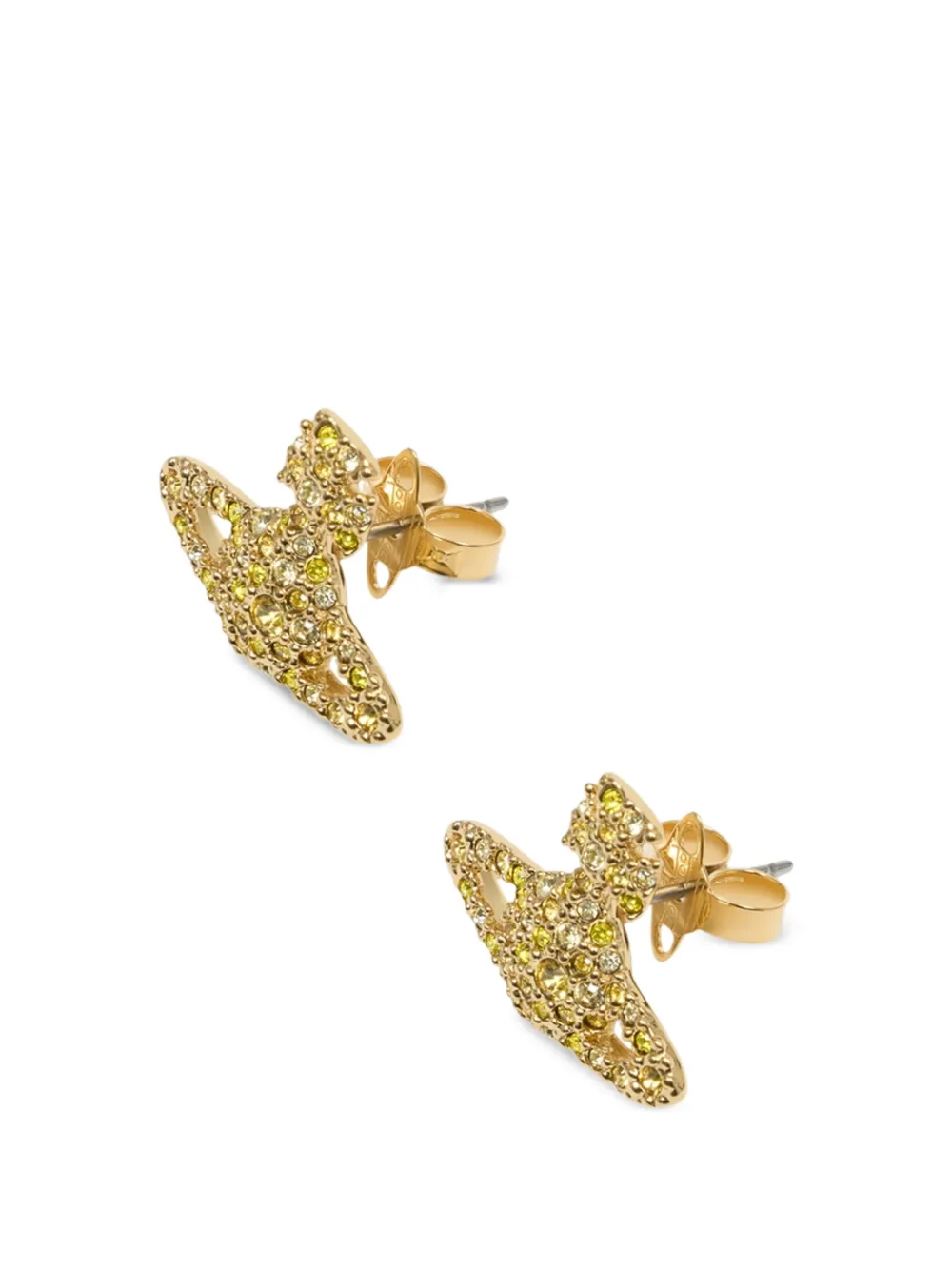  Vivienne Westwood Grace Orb Stud Earrings - Gold 