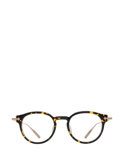 Barton Perreira Eugene metallic round-frame glasses