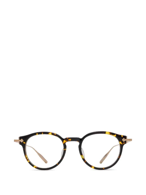 Barton Perreira Eugene metallic round-frame glasses