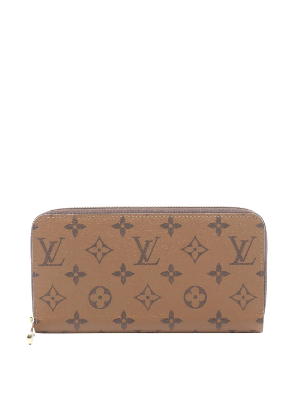 Louis Vuitton Pre-Owned 2021-2025 Monogram Reverse Zippy Wallet long wallets - Marrone