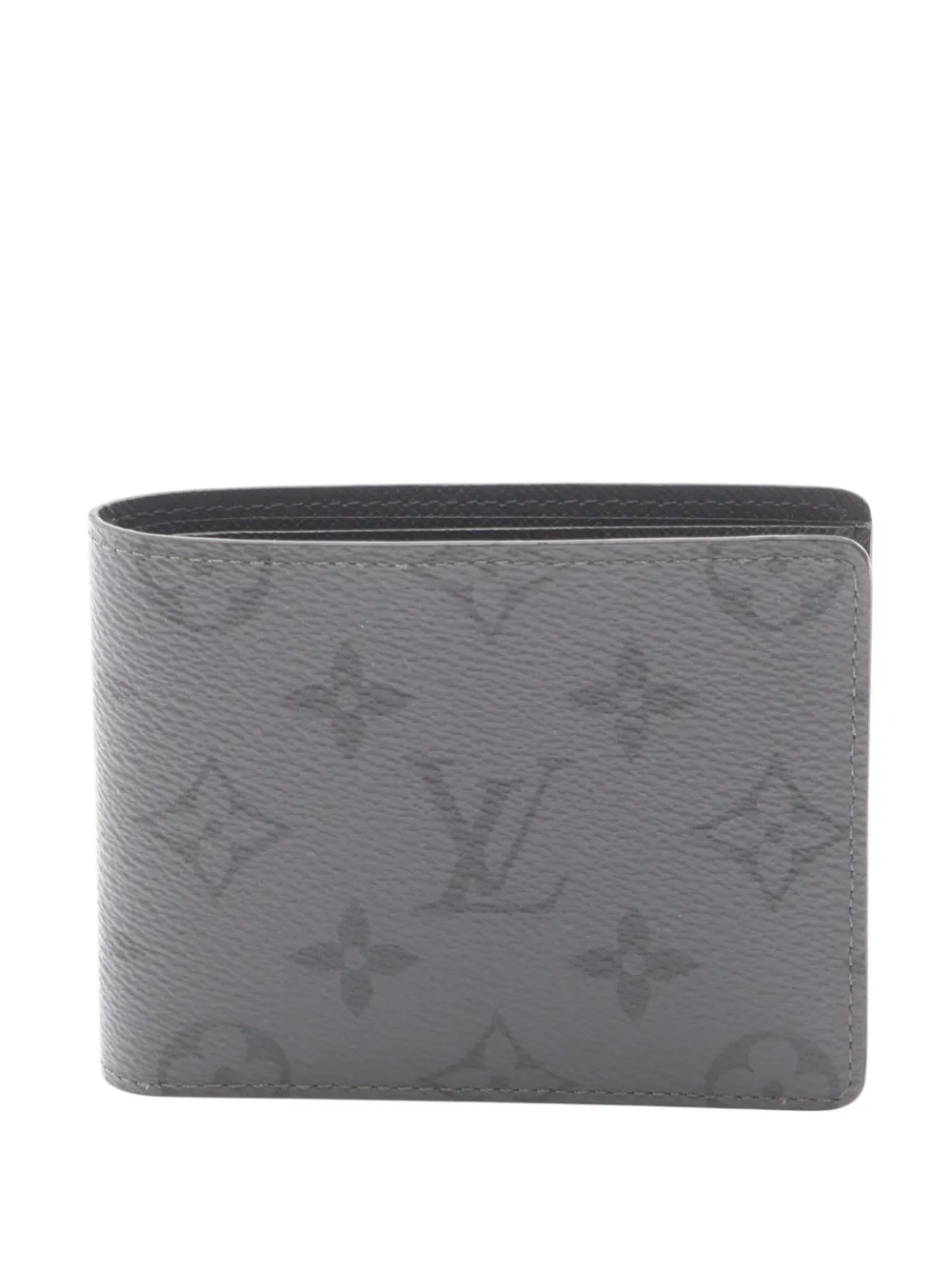 Louis Vuitton Pre-Owned 2021-2025 Monogram Eclipse Reverse Slender Wallet small wallets - Grigio