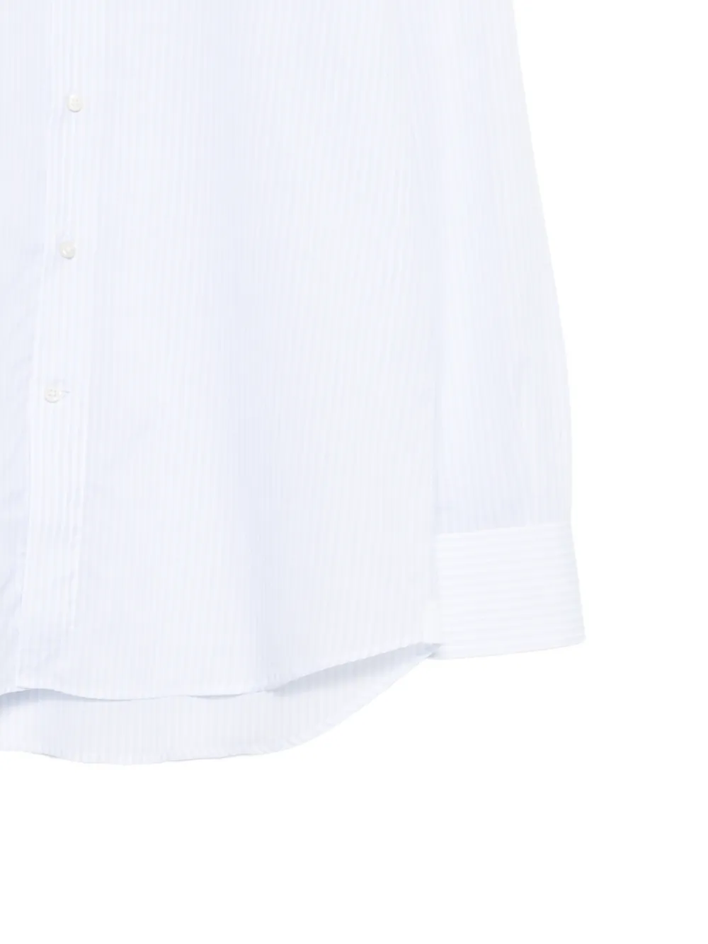 Canali Gestreept overhemd Wit