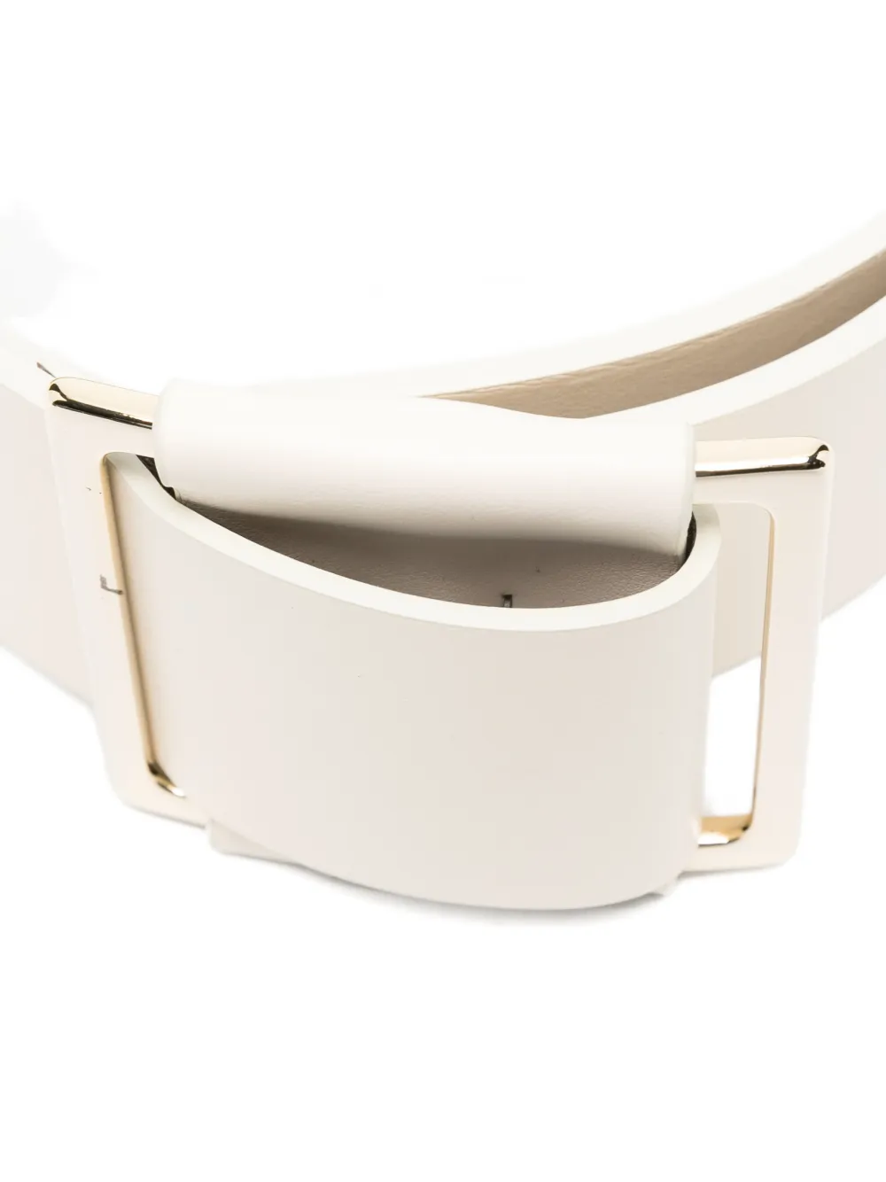  D.exterior Square-buckle Belt - Neutrals 