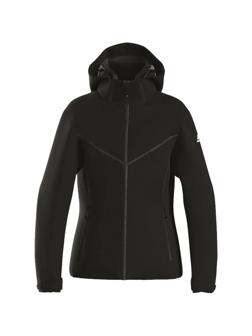 ENERGIA PURA hooded jacket - Nero