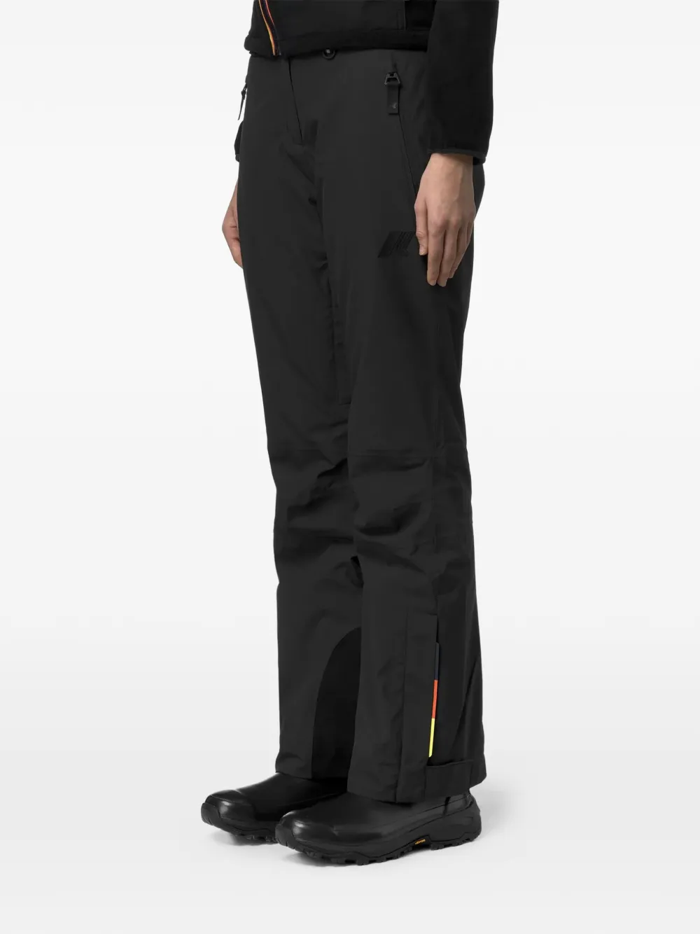 K-Way Leros skibroek met logo Zwart