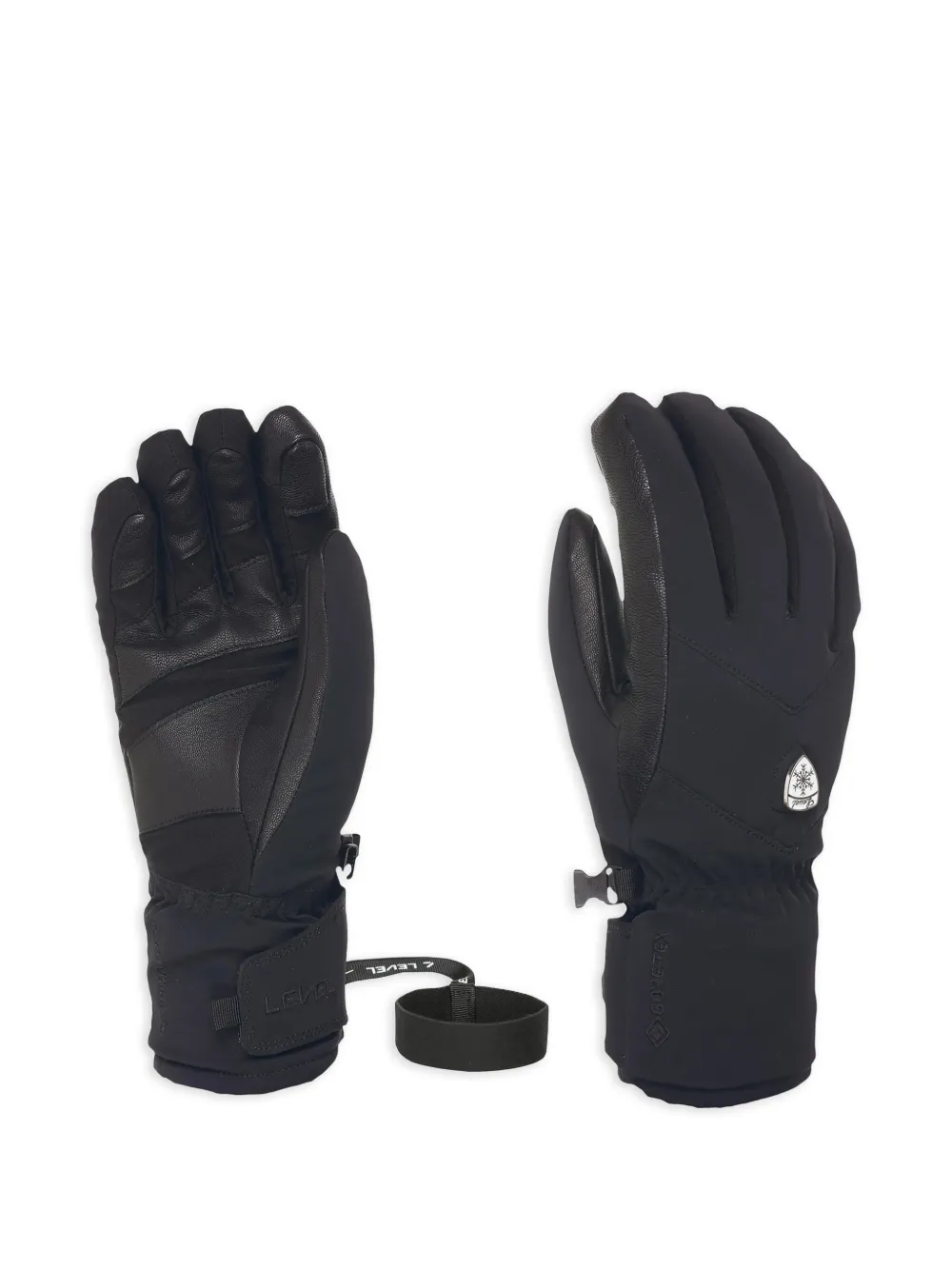  Level Panelled Gloves - Black 