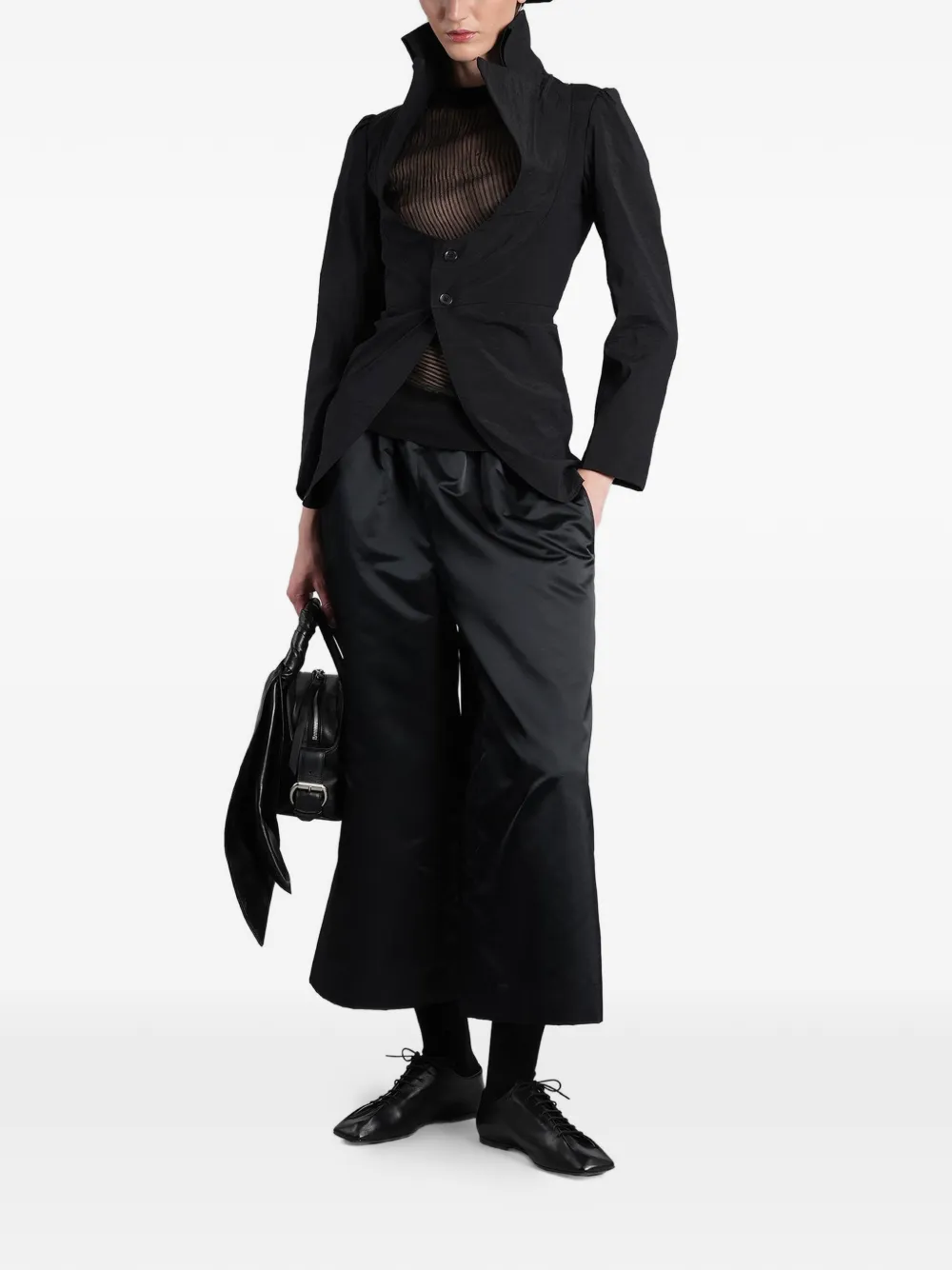 Junya Watanabe Uitgesneden blazer Zwart