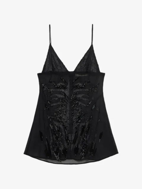 Blumarine embroidered top