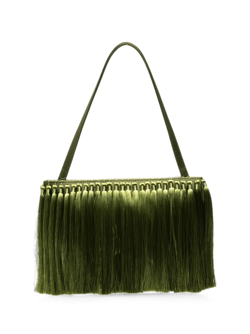 Simon Miller tassel-embellished clutch bag - Green