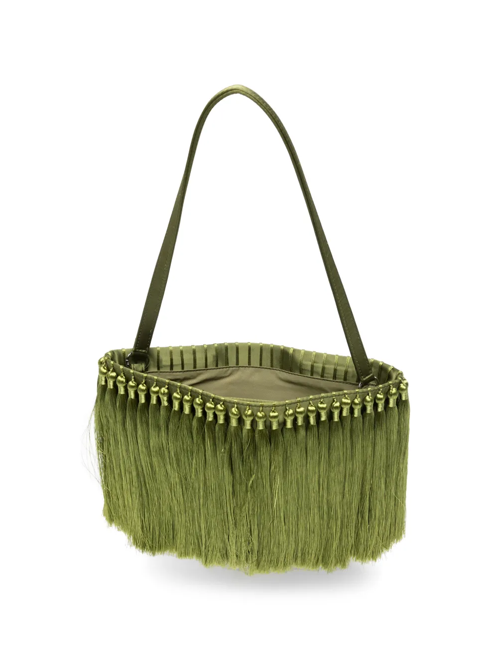 Simon Miller Clutch verfraaid met kwastje Groen