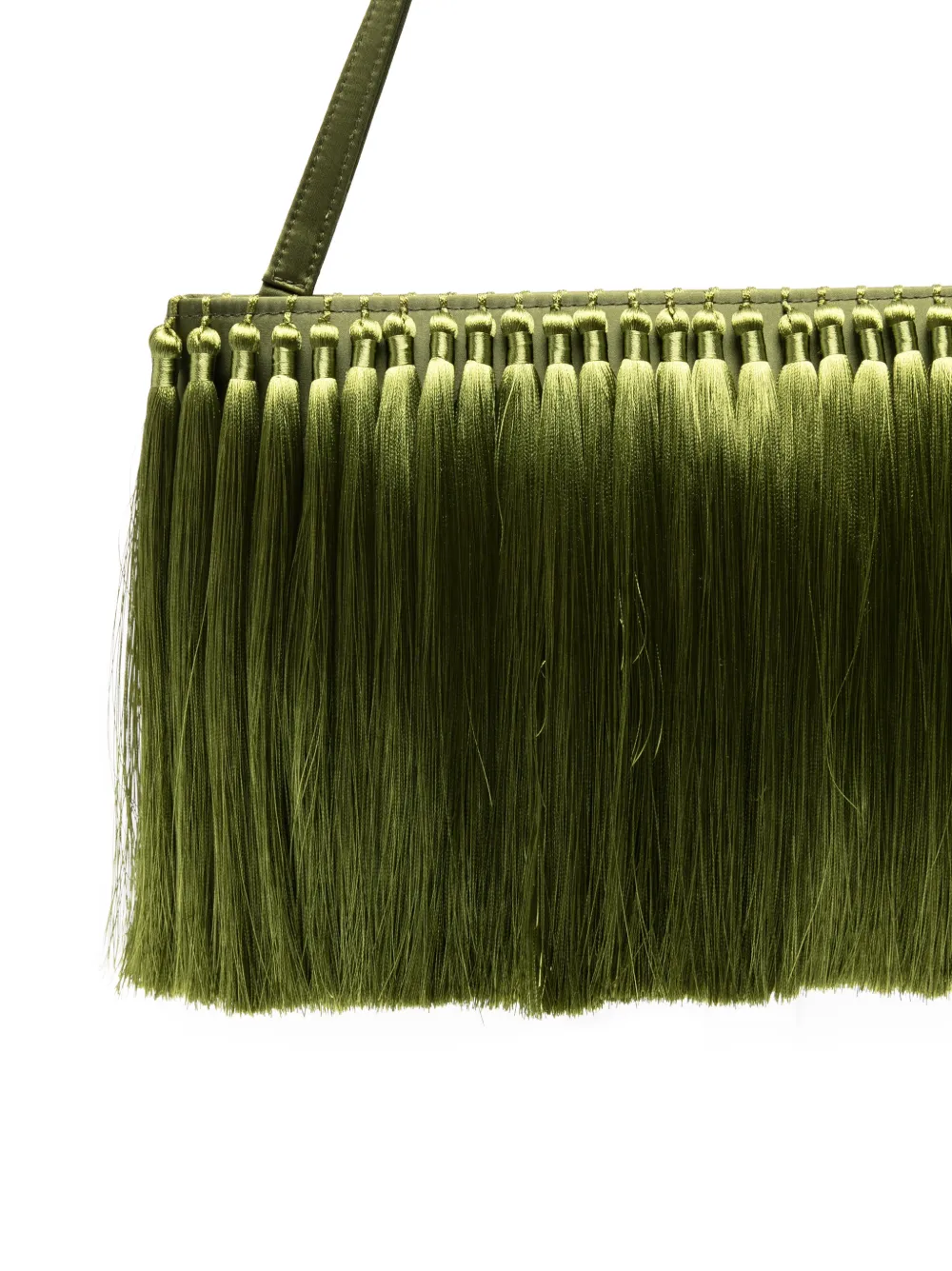 Simon Miller Clutch verfraaid met kwastje Groen