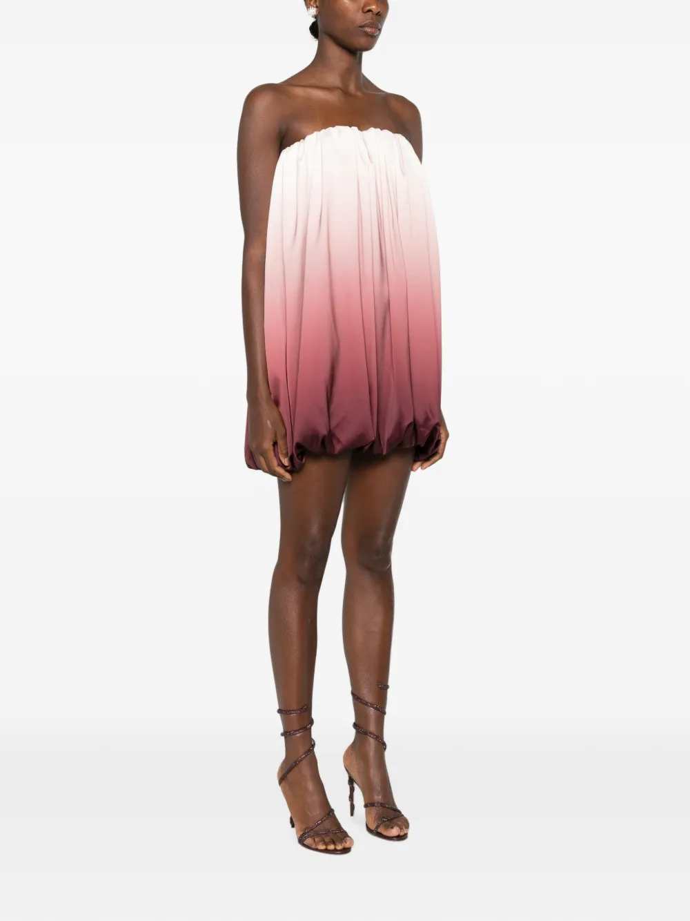  L'idée Flute Mini Dress - Neutro 