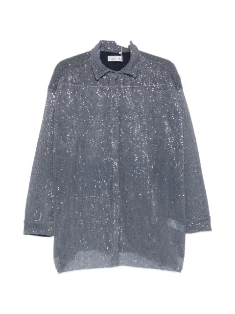 L'IDÉE La Musique sequin-embellished shirt