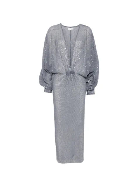 L'IDÉE Experimental sequin-embellished maxi dress