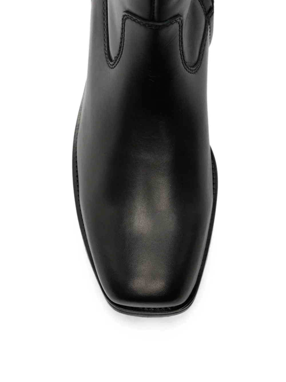Won Hundred Barcelona leather cowboy boots Zwart