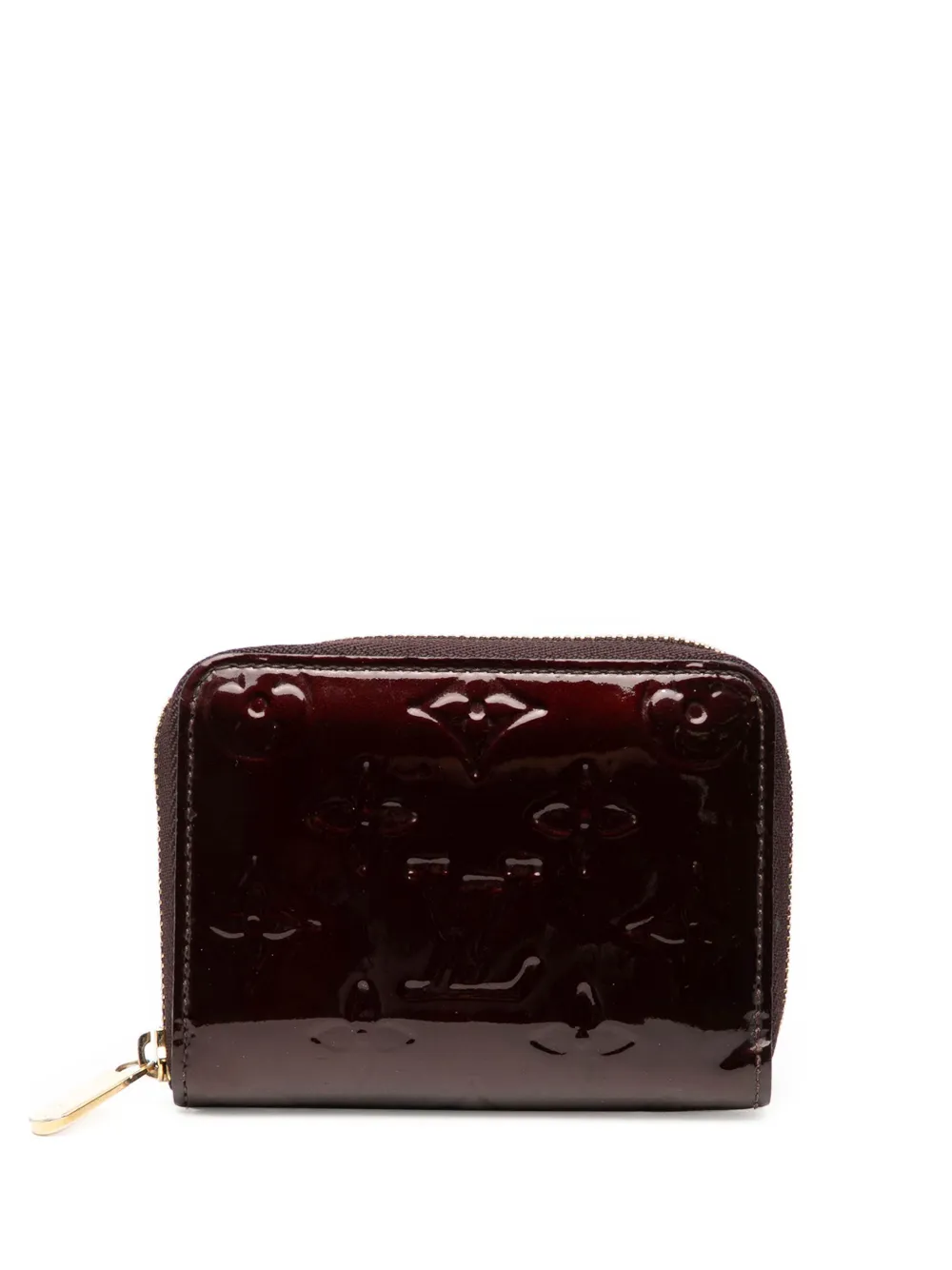 Louis Vuitton Pre-Owned 2010 Monogram Vernis Zippy Purse coin pouch - Rosso