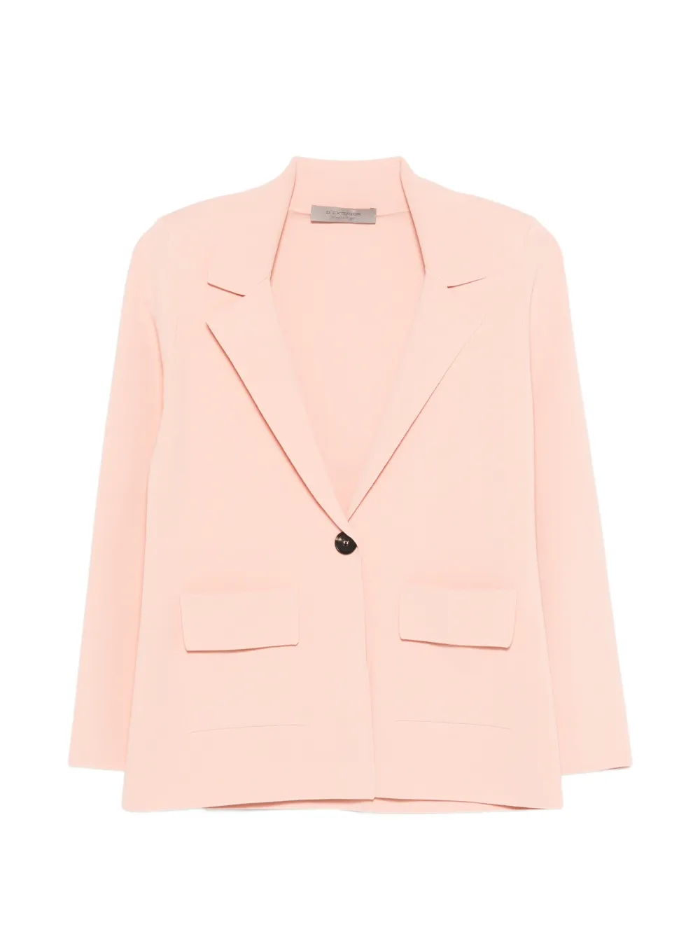 D.Exterior buttoned pocket blazer - Rosa