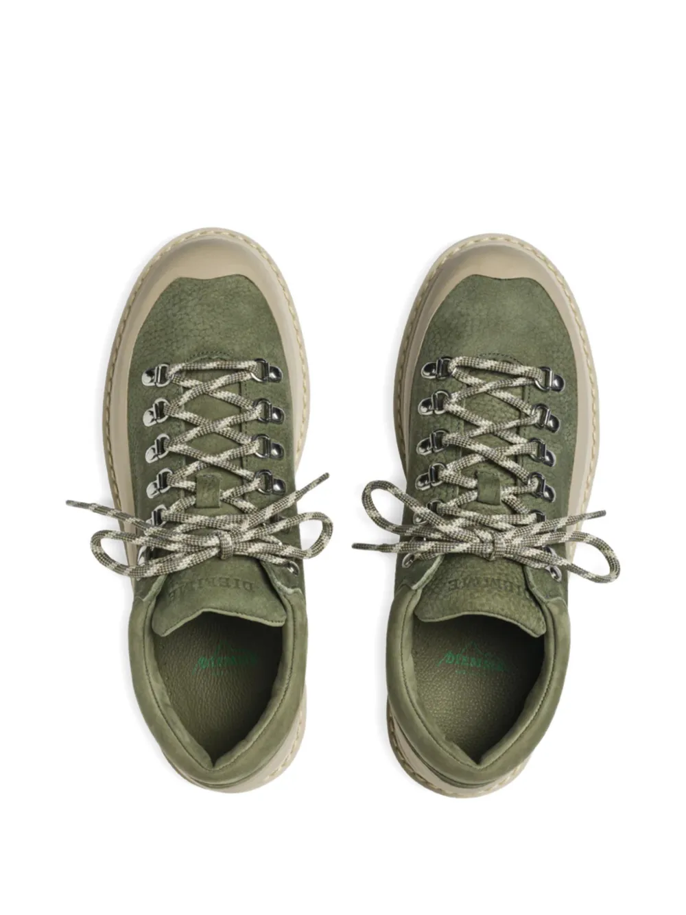 Diemme Cornaro leren sneakers Groen