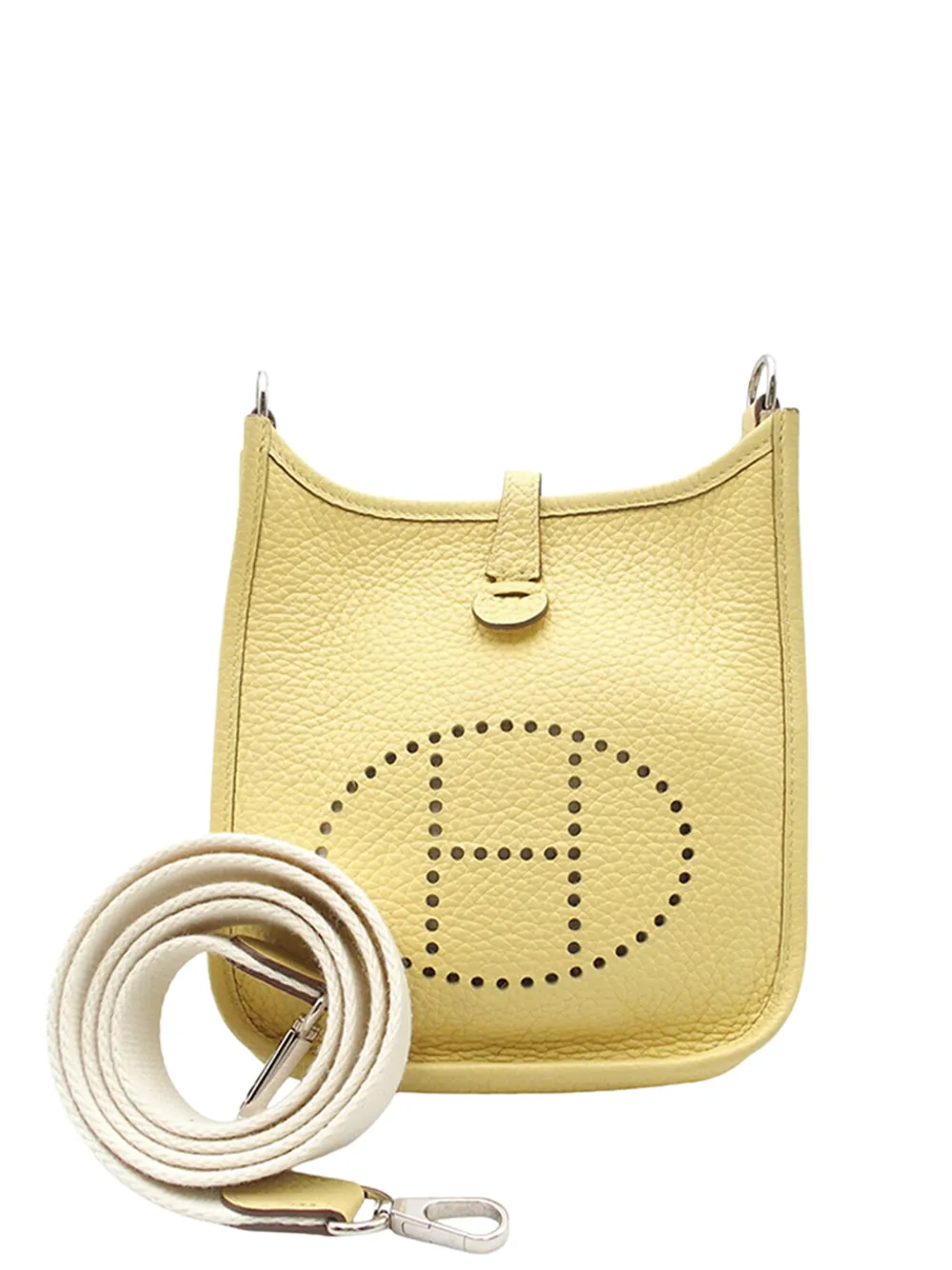 Hermès Pre-Owned 2016 Clemence Evelyne TPM crossbody bag - Bianco