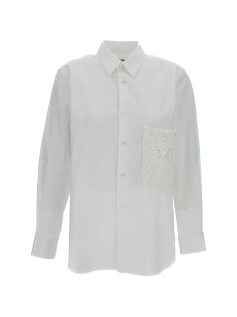 Comme Des Garçons lace-detail shirt