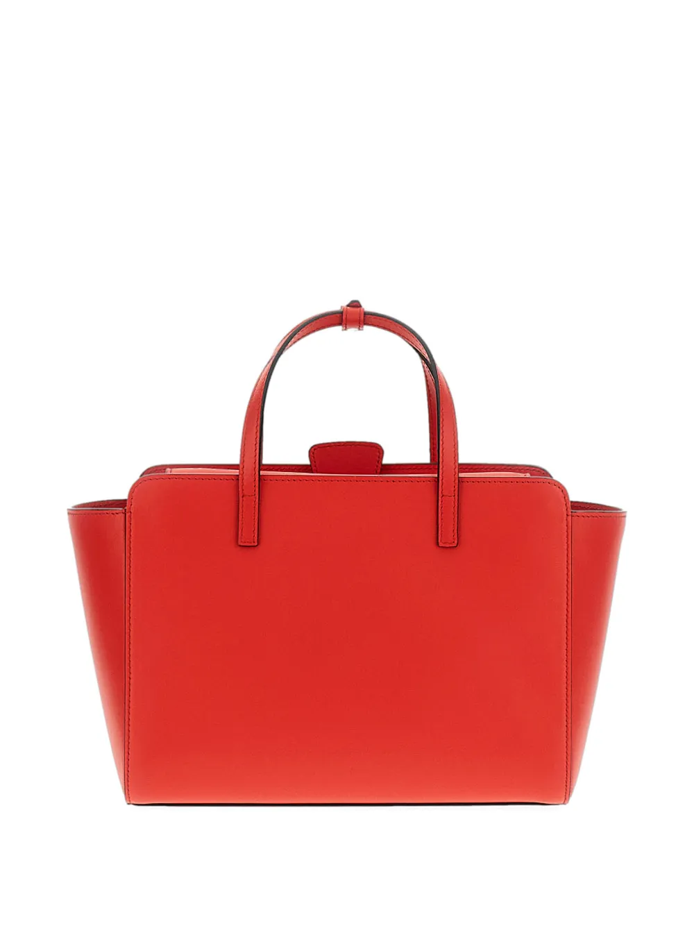  Hidesins Top-handle Leather Tote Bag - Red 