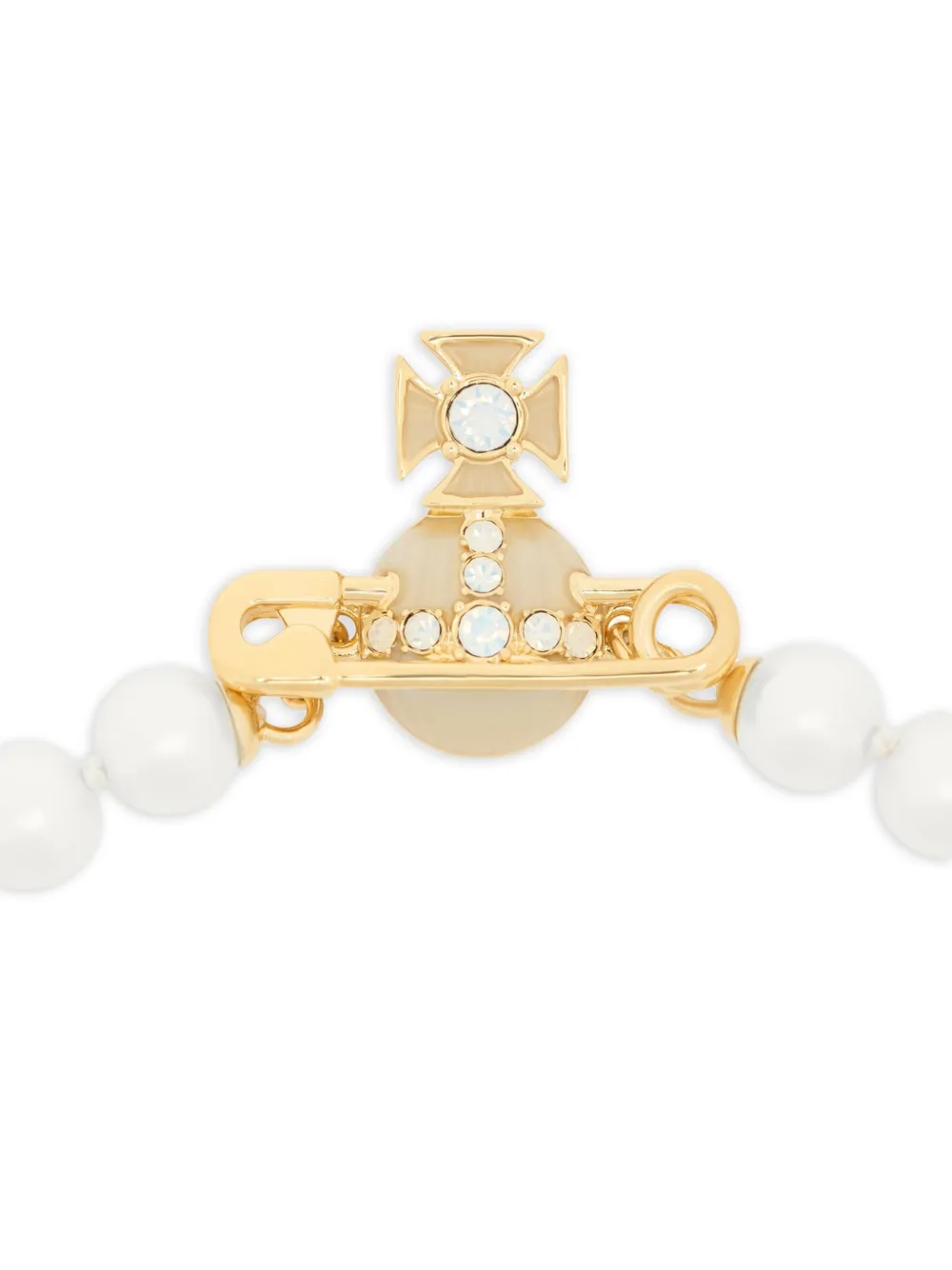 Kitty faux-pearl bracelet