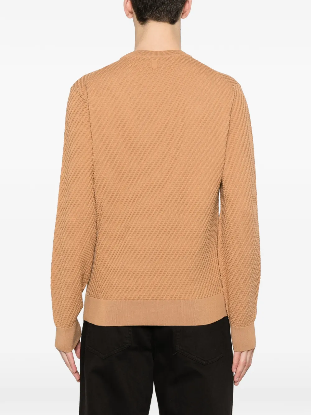 Canali Trui met ronde hals Beige