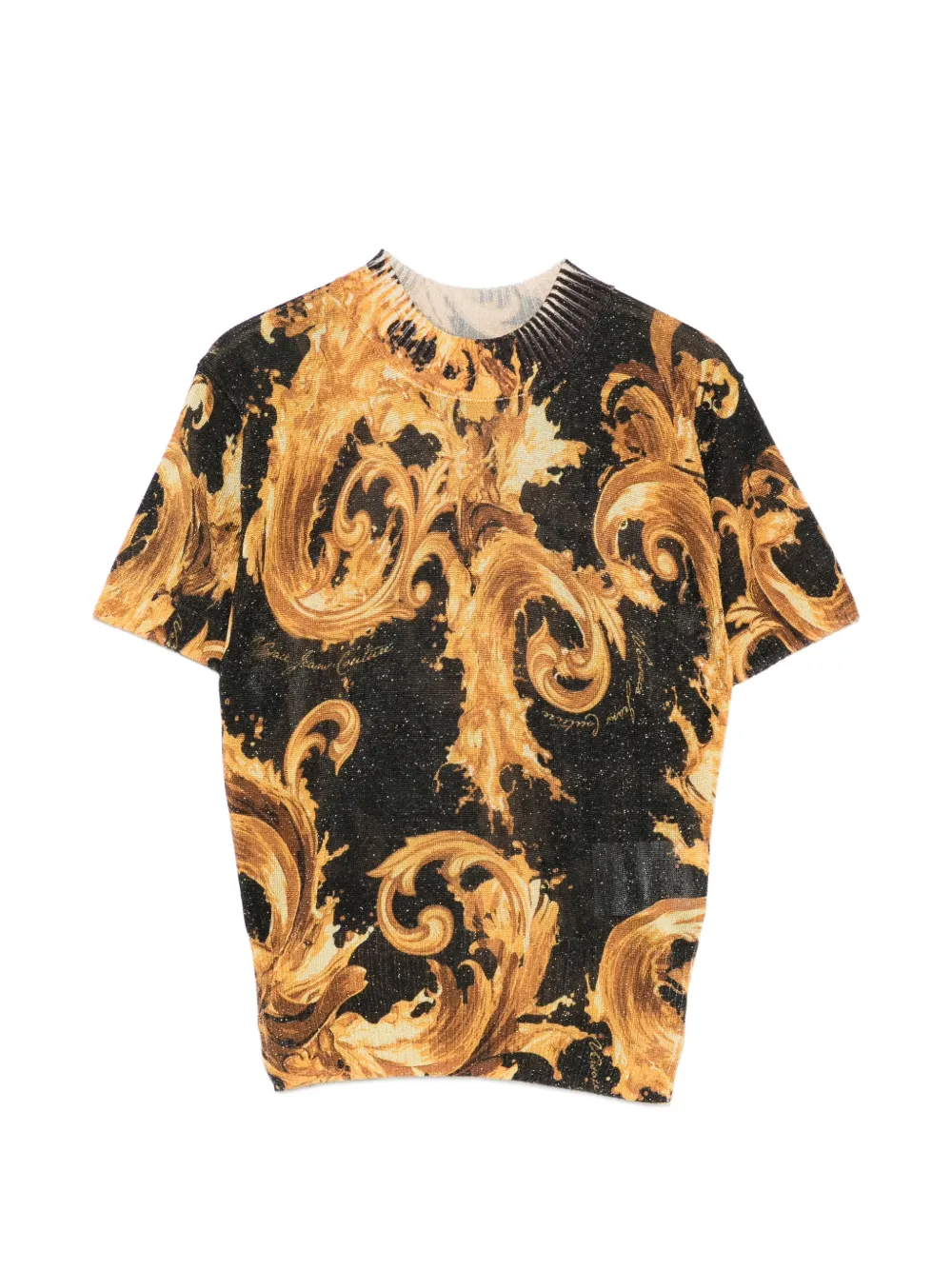 Versace Jeans Couture baroque-print T-shirt - Nero