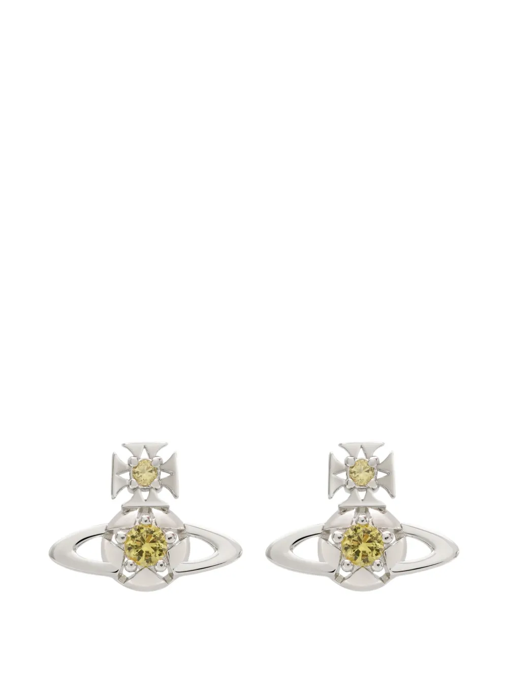 Vivienne Westwood Lee orb earrings - Argento
