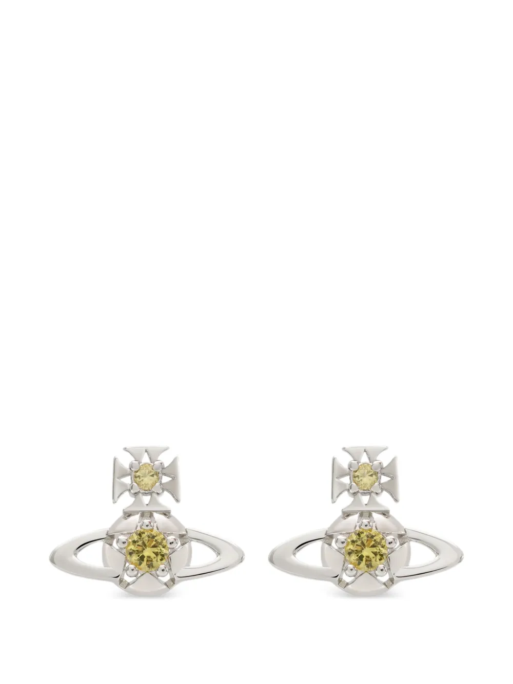 Vivienne Westwood Lee orb earrings - Argento