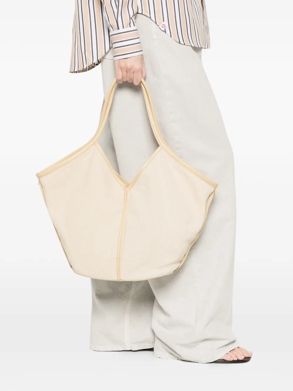  Hereu Calella Panelled Tote Bag - Neutrals 