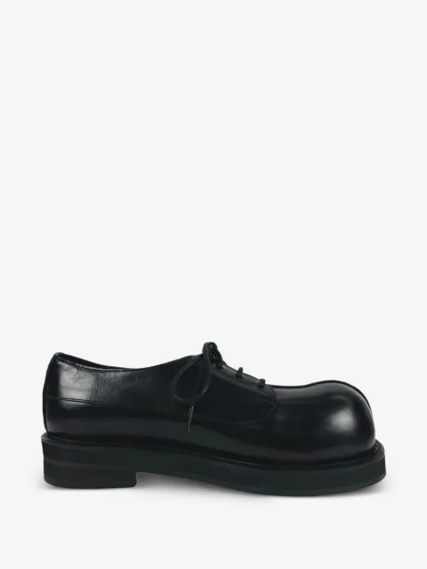 NO IDEA lace-up platform loafers