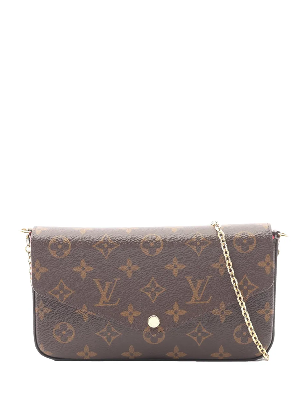 Louis Vuitton Pre-Owned 2021-2025 Monogram Pochette Felicie crossbody bag - Marrone