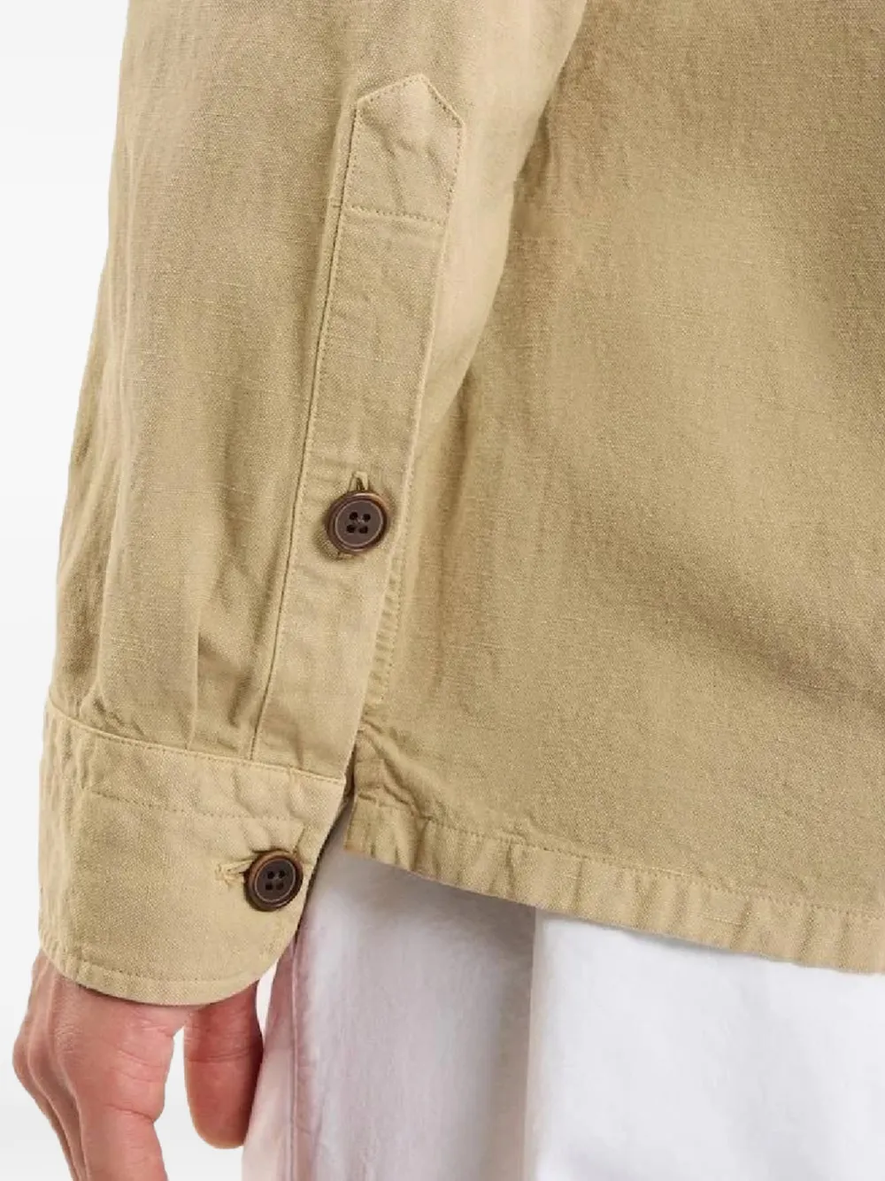  Fay Camisa Con Bolsillo Oversize - Neutro 