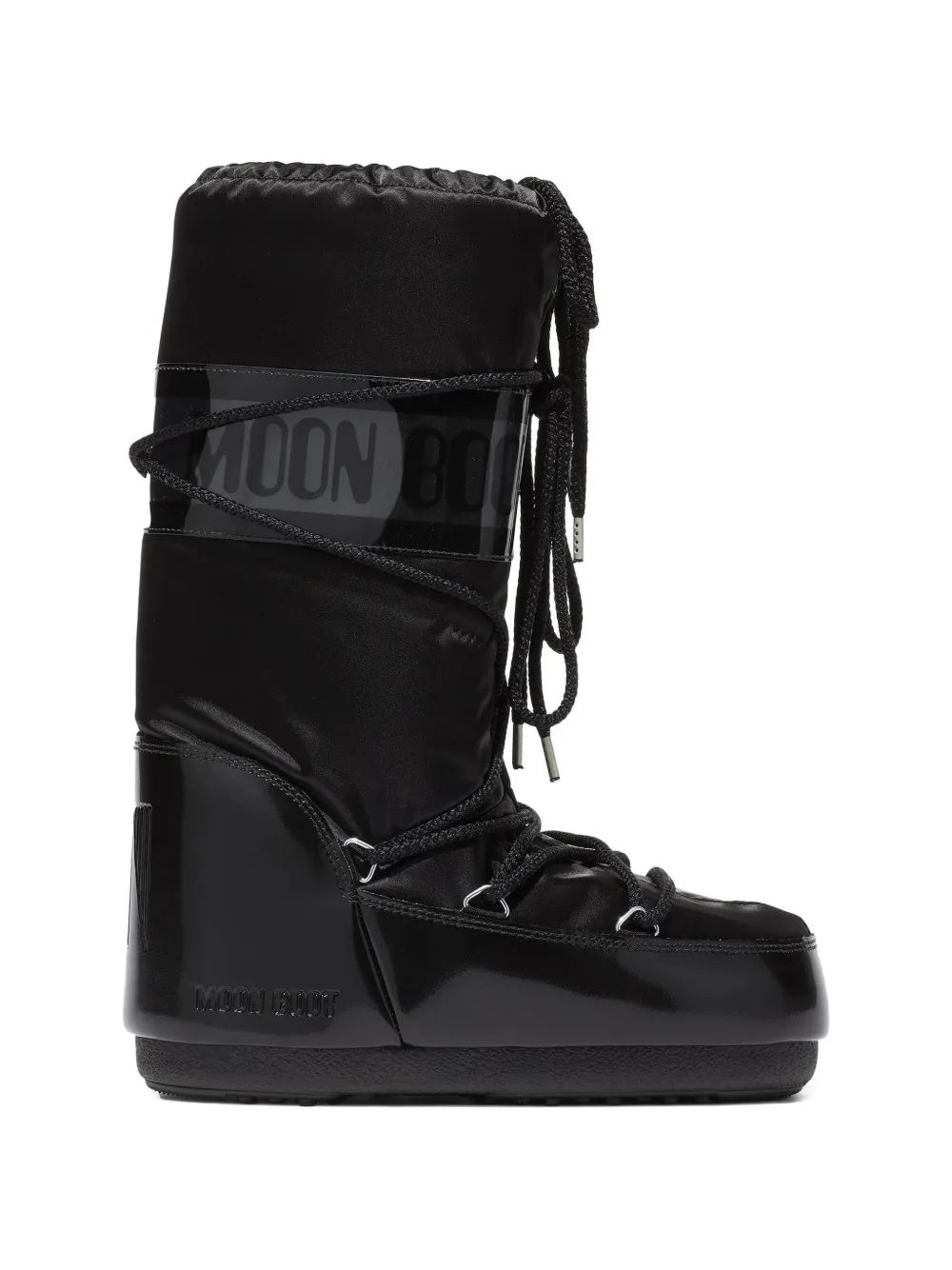 Moon Boot Kids Icon Glance laarzen met logo Zwart
