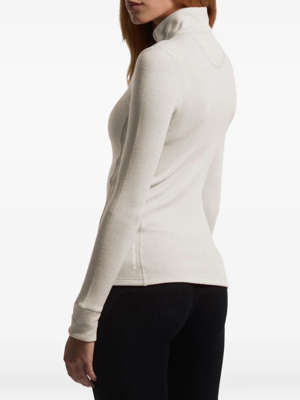  Rewoolution Zip Waffle Sweatshirt - Neutrals 